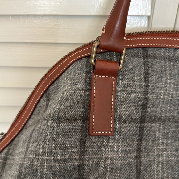 Mark and Graham Brighton Plaid Overnighter Weekender Bag carryon tote durable - Picture 2 of 6